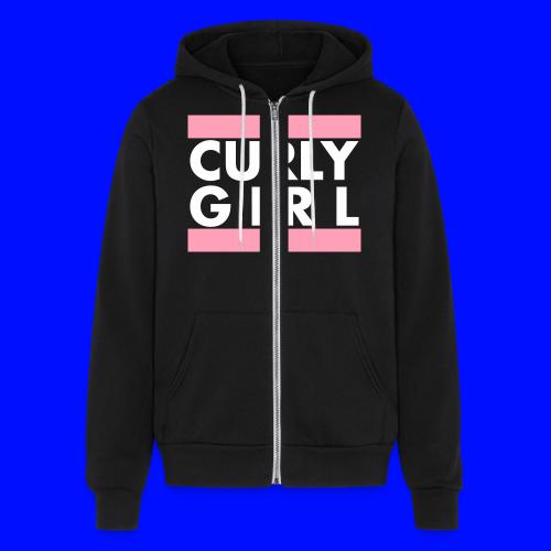 curly girl - Unisex Full Zip Hoodie