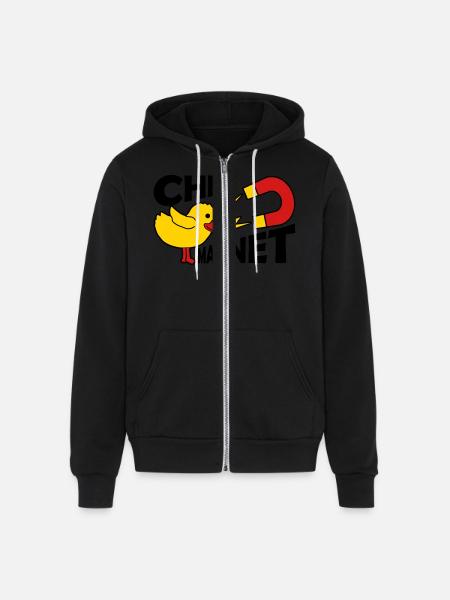 Casanova chick magnet womanizer - Unisex Full Zip Hoodie - black