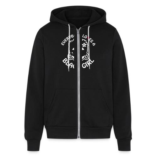 Everybody Loves A Black Girl - Version 2 Reverse - Unisex Full Zip Hoodie