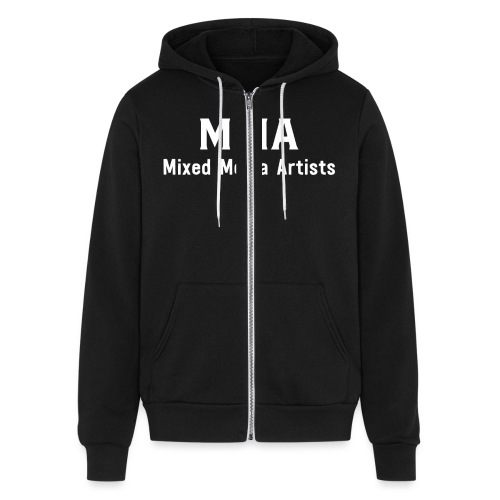 Mixed Media Artists Clothing - Bella + Canvas Unisex Full Zip Hoodie