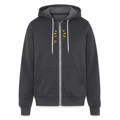 sunpy logo web - Unisex Full Zip Hoodie