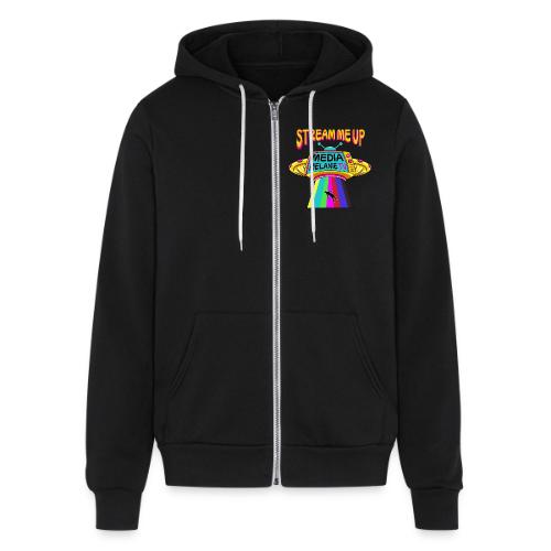 Stream Me Up | Streaming TV UFO - Color - Unisex Full Zip Hoodie
