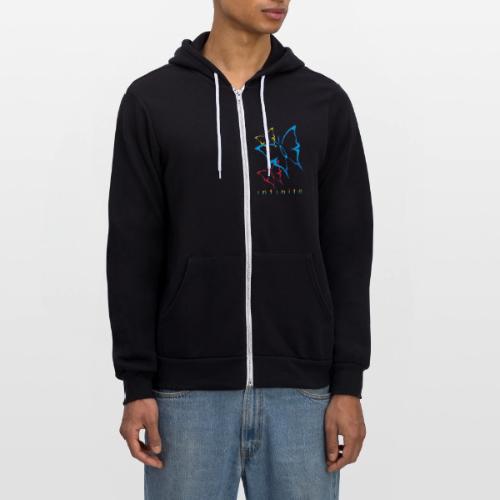 Butterfly Abstract - Unisex Full Zip Hoodie