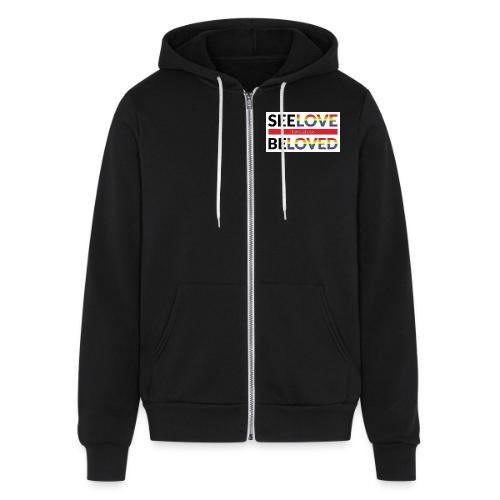 FUMCSD See Love, Be Loved: white design background - Unisex Full Zip Hoodie