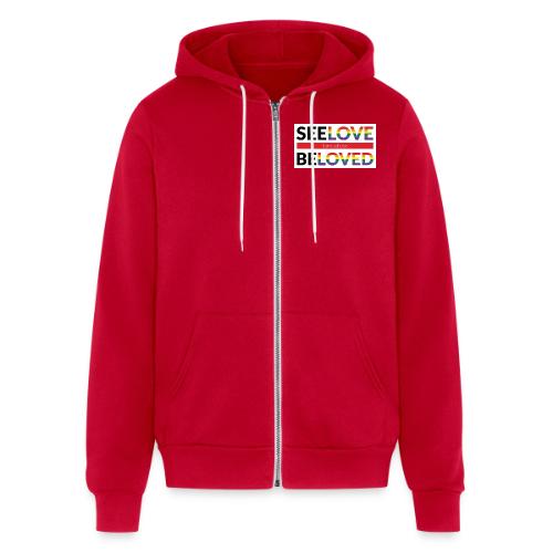 FUMCSD See Love, Be Loved: white design background - Unisex Full Zip Hoodie