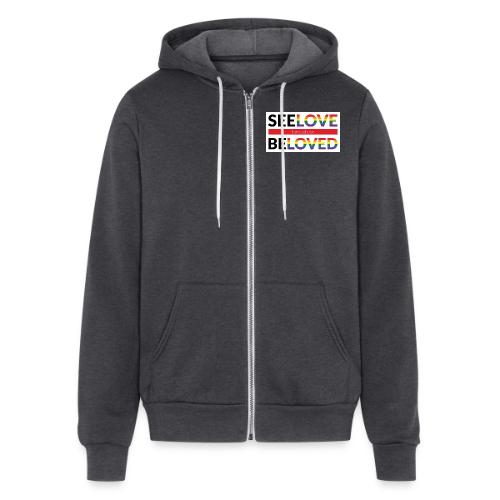 FUMCSD See Love, Be Loved: white design background - Unisex Full Zip Hoodie