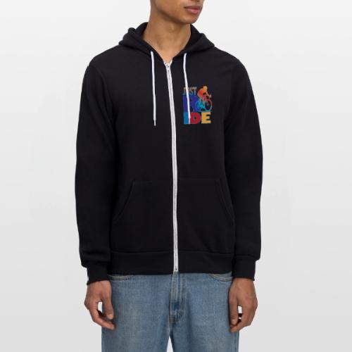 A Bicycle Just Ride - Unisex Full Zip Hoodie