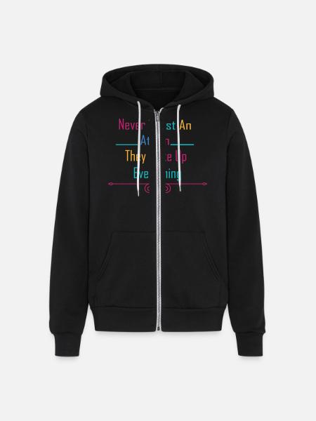 Make up everything - Unisex Full Zip Hoodie - black