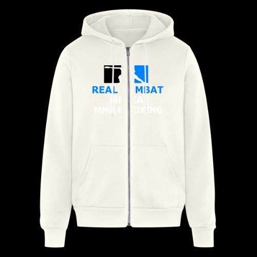 RCM MMA & BOXING Light Blue White Text - Unisex Full Zip Hoodie