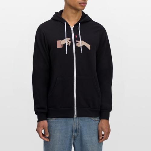 Valentine’s Touch - Unisex Full Zip Hoodie