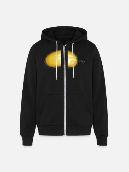 Mouse - Unisex Full Zip Hoodie - black