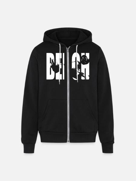 Bench Press - Unisex Full Zip Hoodie - black