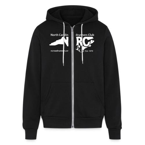 NCRC White Logo1 - Unisex Full Zip Hoodie