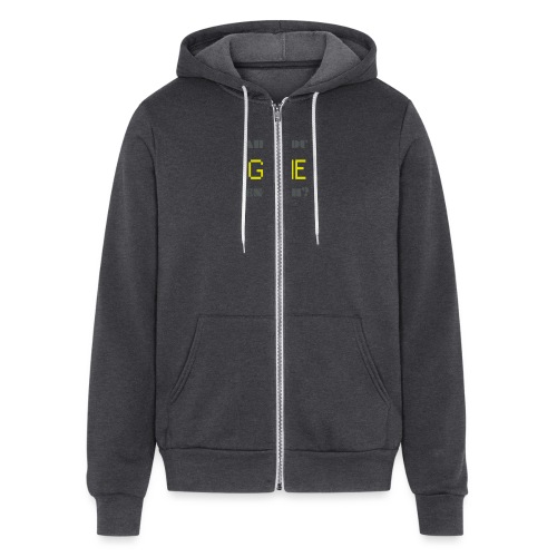 Are_you_game_enough - Bella + Canvas Unisex Full Zip Hoodie