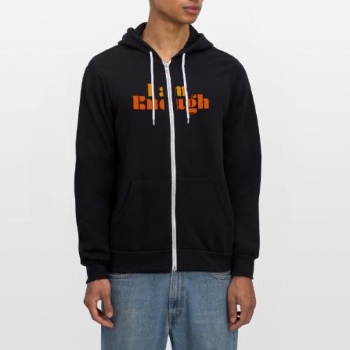 I Am Enough – Self-Love Affirmation Typography - Unisex Full Zip Hoodie