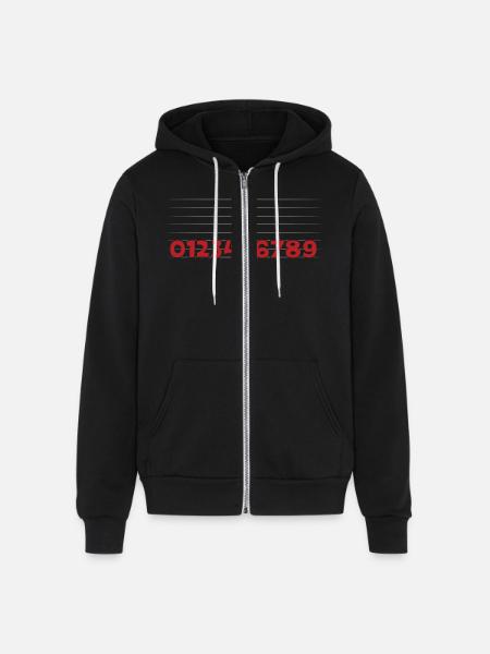 High Five - Unisex Full Zip Hoodie - black