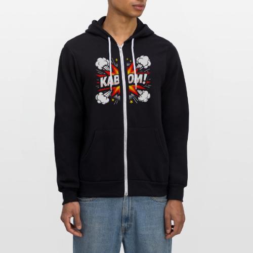 Kaboom Comic Explosion - Unisex Full Zip Hoodie