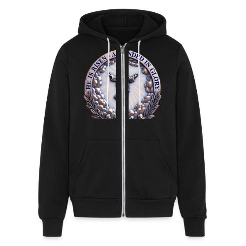 He Is Risen Ascended In Glory T Shirt, Gift - Unisex Full Zip Hoodie