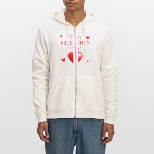 Valentin Designs, Fashion February 14 Valentine's. - Unisex Full Zip Hoodie