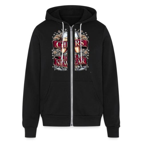 New Year's Champagne T-Shirt - Unisex Full Zip Hoodie