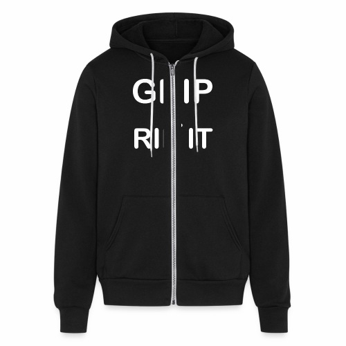 Grip Rip It - Bella + Canvas Unisex Full Zip Hoodie