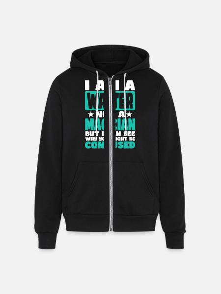 Waiter - Unisex Full Zip Hoodie - black