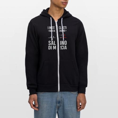 Motorcyclists Never Age Heartbeat Design - Unisex Full Zip Hoodie