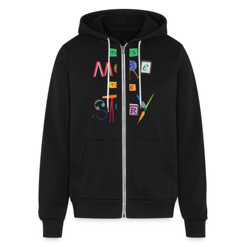 There's More to the Story - Bella + Canvas Unisex Full Zip Hoodie