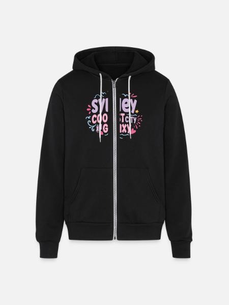 Sydney Coolest Galaxy - Unisex Full Zip Hoodie - black