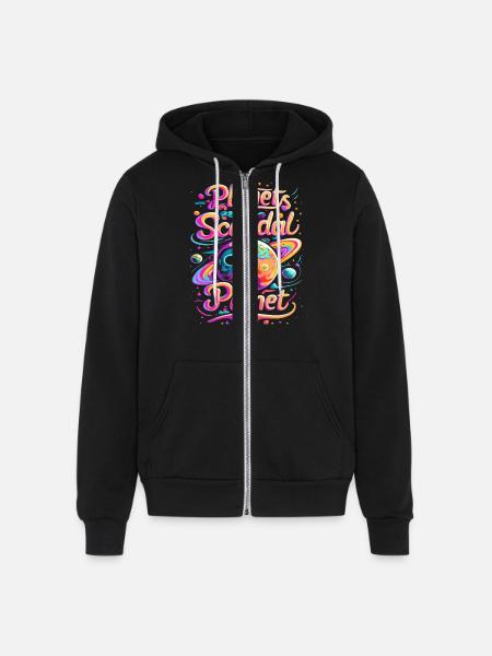 Scandal Planet - Unisex Full Zip Hoodie - black