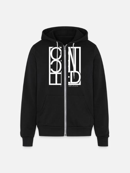Connected - Unisex Full Zip Hoodie - black