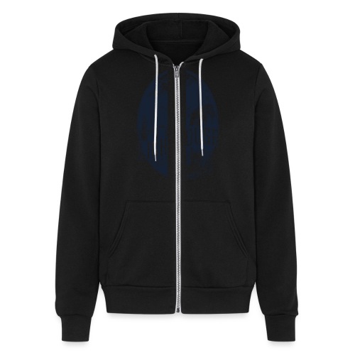 Made in Tacoma - Blue - Bella + Canvas Unisex Full Zip Hoodie