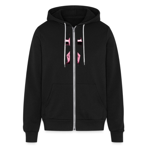 Found The Cure (4 breast cancer) - Bella + Canvas Unisex Full Zip Hoodie