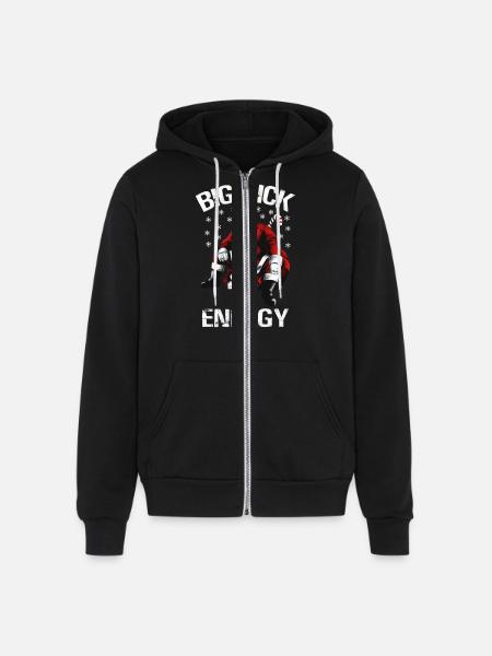 big nick - Unisex Full Zip Hoodie - black