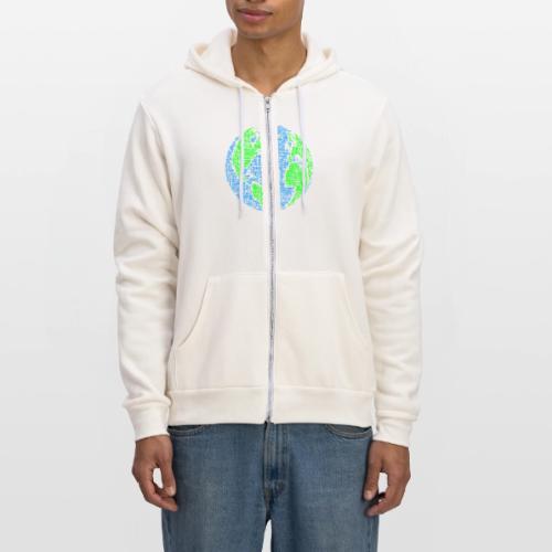 Global PEACE Sphere - Unisex Full Zip Hoodie