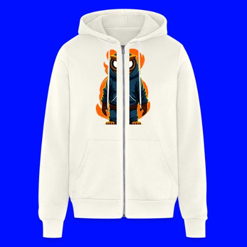Owl With Hoodie - Unisex Full Zip Hoodie
