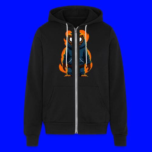 Owl With Hoodie - Unisex Full Zip Hoodie