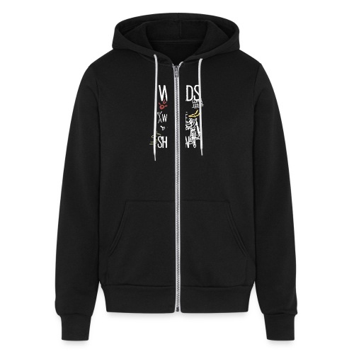 Words with the Shaman - Bella + Canvas Unisex Full Zip Hoodie