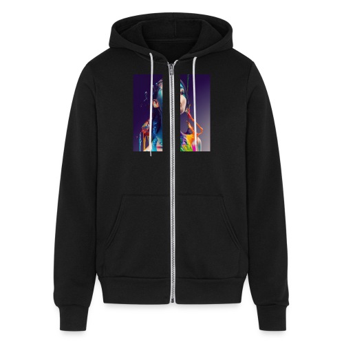 Here You Are - Emotionally Fluid Collection - Bella + Canvas Unisex Full Zip Hoodie