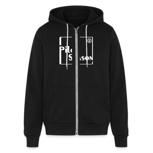 Pilot Season - White - Unisex Full Zip Hoodie