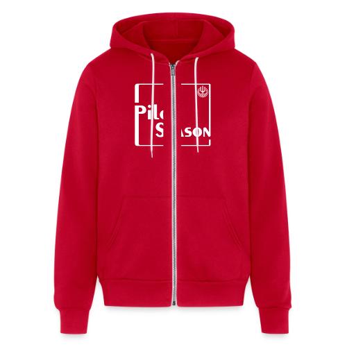Pilot Season - White - Unisex Full Zip Hoodie