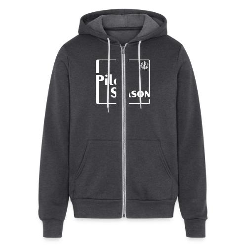 Pilot Season - White - Unisex Full Zip Hoodie