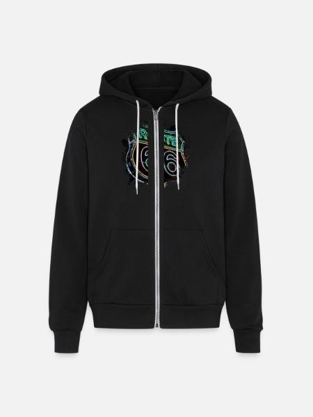 Route 66 - Unisex Full Zip Hoodie - black