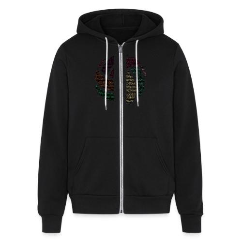 Colorful Volleyball - Unisex Full Zip Hoodie
