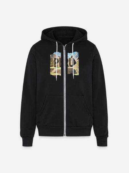 PERU 24 24 - Unisex Full Zip Hoodie - black
