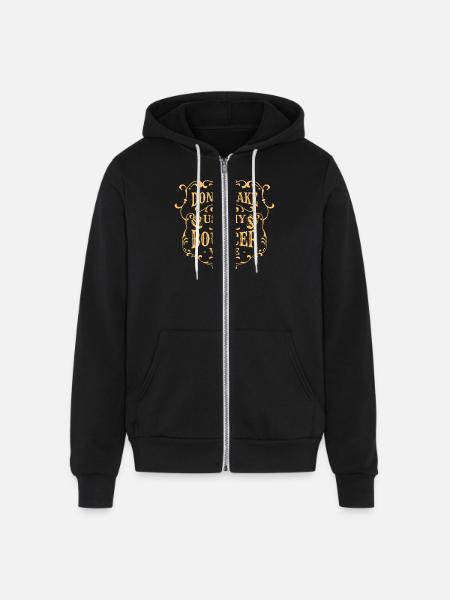 Bouncer Door Big - Unisex Full Zip Hoodie - black