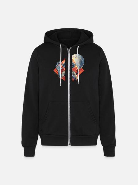 IlluminET95 - Unisex Full Zip Hoodie - black