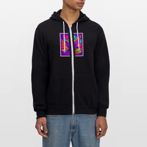 Colorful Bird Art - Unisex Full Zip Hoodie