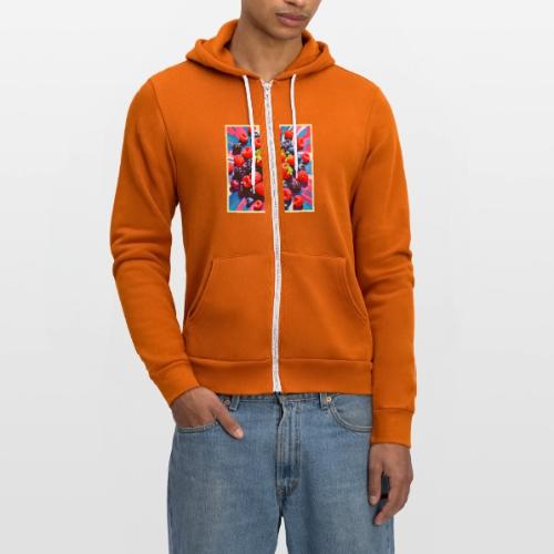 Berrylicious Burst Delight - Unisex Full Zip Hoodie