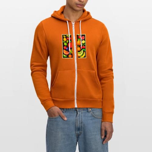 Bright Fruit Collection - Unisex Full Zip Hoodie